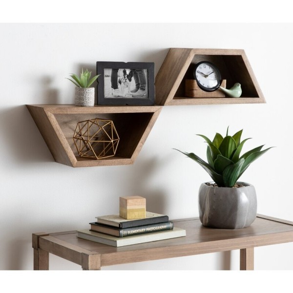 hexa-rustic-brown-solid-wood-wall-shelf-set-of-2