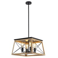 Cubic Metal Chandelier Lighting Hanging Pendant Lamp