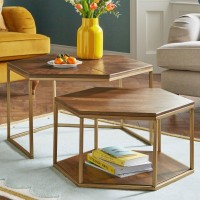 Hexa Coffee Table Set of 2