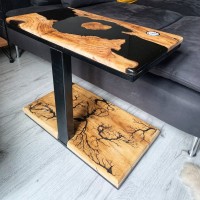 Wooden luxury Table , C shape Table /coffee table
