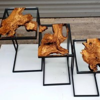 C Table set of 3, Nesting table, Decorative Table, Side Table