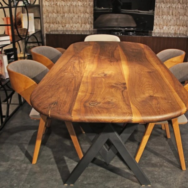 handmade-solid-wood-dining-table-with-metal-frame