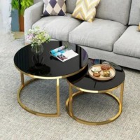 Premium Black Center Table Set of 2