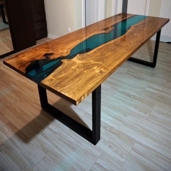 acacia-wood-epoxy-resin-dining-table