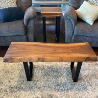 Heritage Walnut Craft Solid Wood Coffee Table