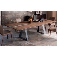 Wooden Glass Harmony Dining Table