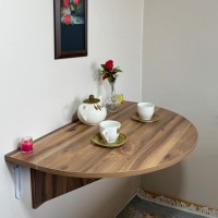 Circo Round Wall Mounted Folding Table Desk