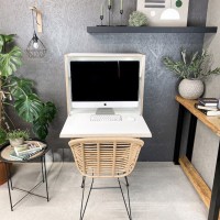 Worken Wall Mounted Foldable Desk Monitor Stand