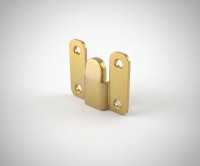 1.5 mm Zinc Gold MS Male Female Sofa Connector | 1.5" x 1.75"